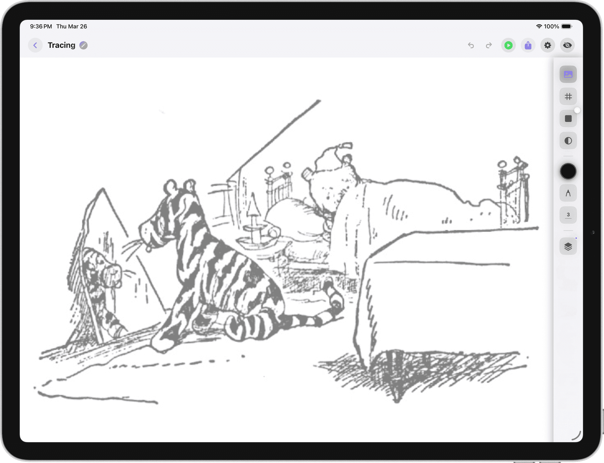 Phantrace drawing tools